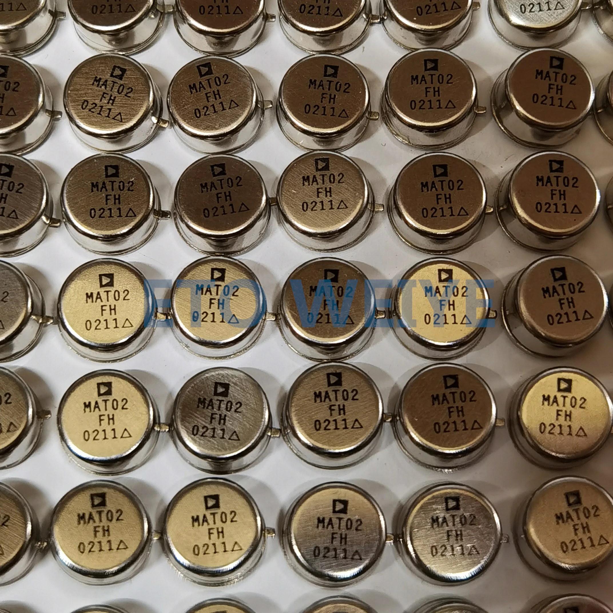 MAT02FH CAN-6 Iron caps are integrated into electronic chips For more information, please contact