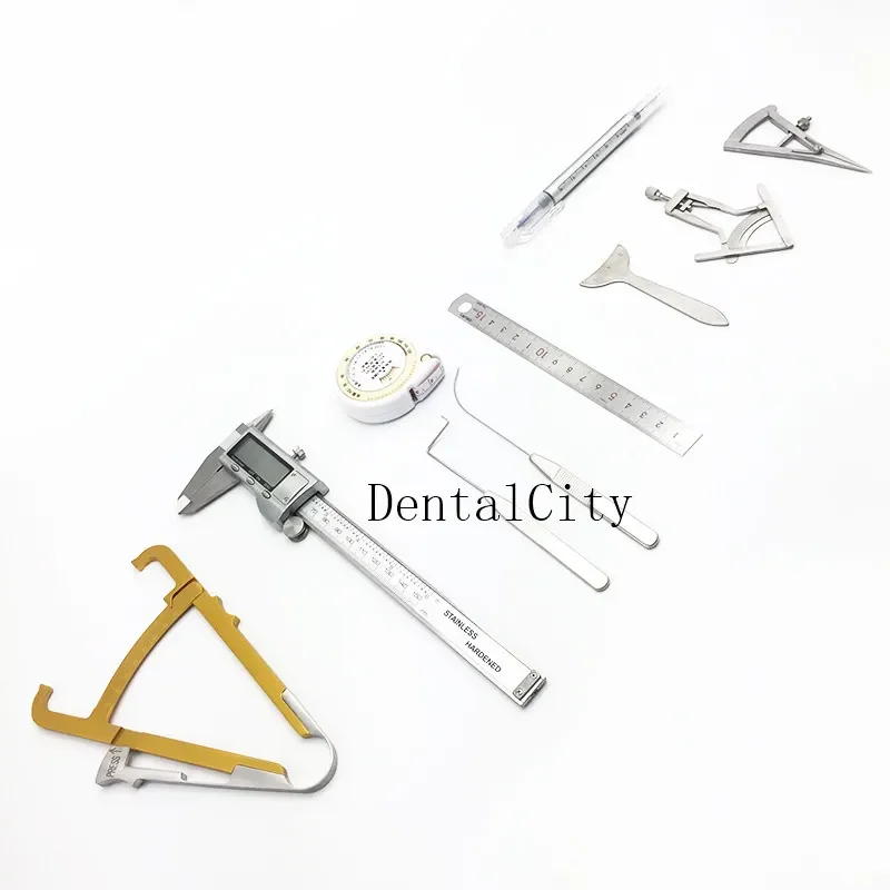 Doppia palpebra Designer Regolazione degli occhi Fat Nose Orizzontale Baco da seta Misura Clip per il piede Strumenti per palpebre