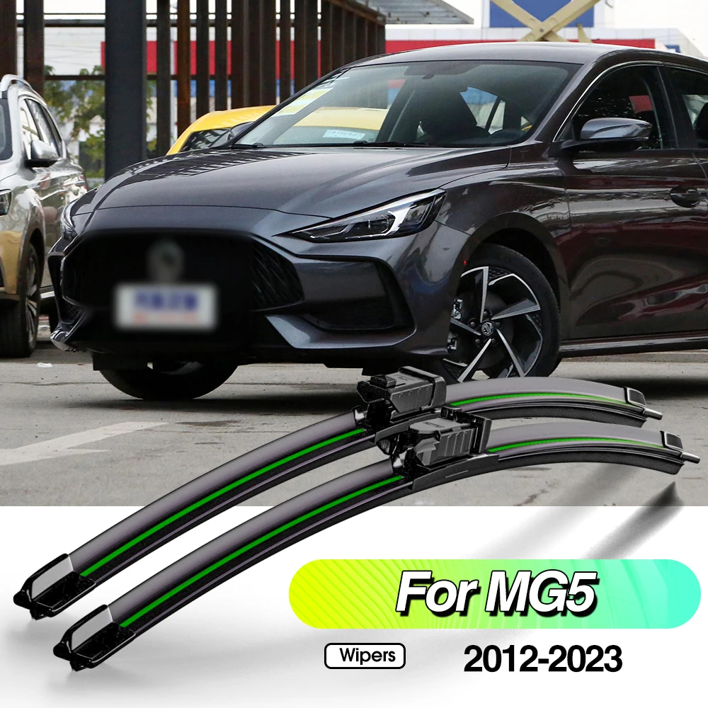 

For MG 5 MG5 2012-2023 2pcs Front Windshield Wiper Blades Windscreen Window Accessories 2013 2015 2018 2019 2021 2022