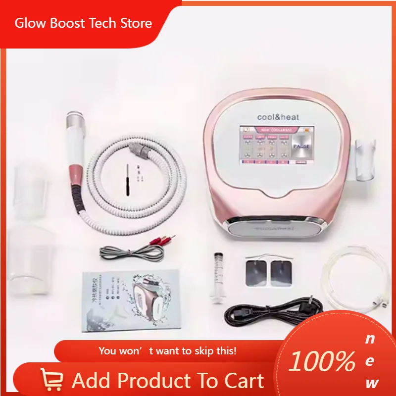 

GBNew Arrival Cool and Heat Skin Rejuvenation Device Hot& Cold Skin Care Machine Electroporation Wall Penetration Beauty Machine