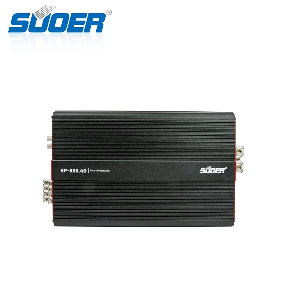 Suoer BP-800.4 car amp class D 4 channel max power 10000w car amplifier