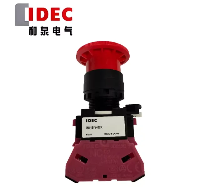 الأصلي IDEC حقيقية إيزومي مفتاح إيقاف الطوارئ HW1B-V402R HW1B-V411R HW-CB02