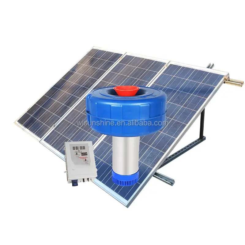 Lake Fountain Solar Water Pump Pond AeratorSmall Pond Float Aerators Aquaculture Equipment 1HP Floating