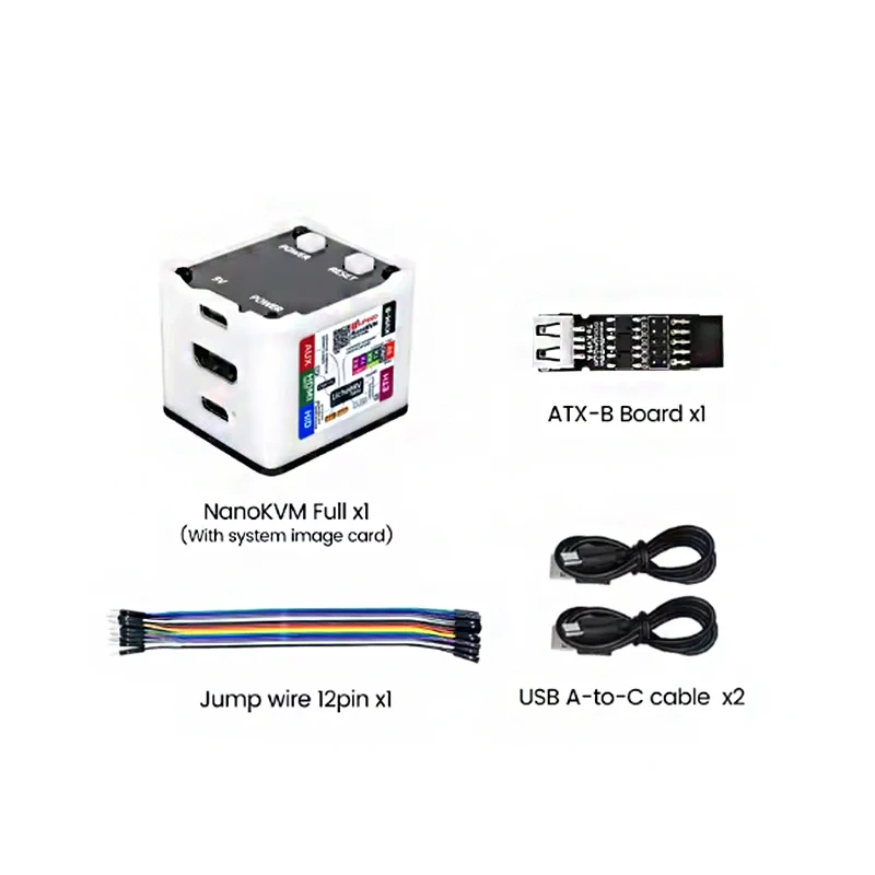 Lichee NanoKVM Полностью мини-сервер дистанционного управления и обслуживания Raspberry Pi Последовательный порт HDMI USB-C Интерфейс питания ATX