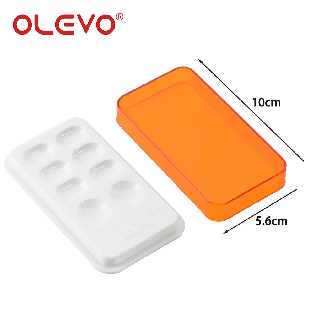 4Holes/8Holes Dental Patch Shading Storage Organizer Boxes Composite Resin Adhesive Shading Light Denture Veneer Protector Case