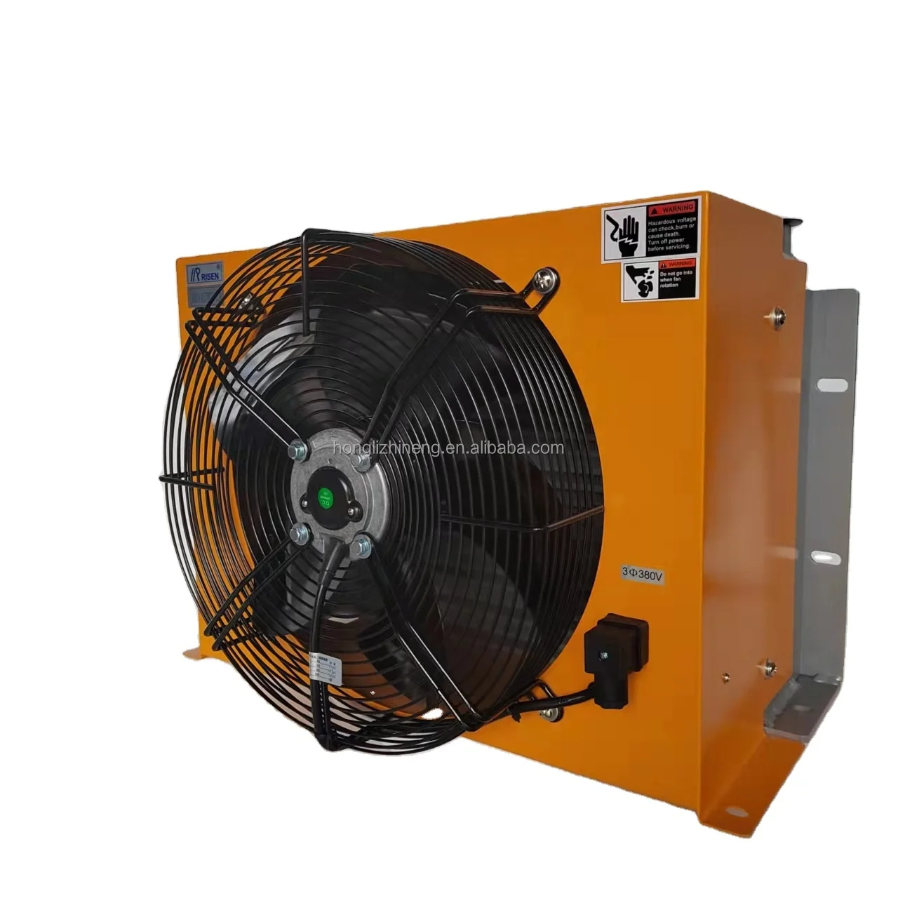 New Industrial 12V/24V Heat Exchanger with Fan Hydraulic Oil Radiator Air Compressor Oil Cooler