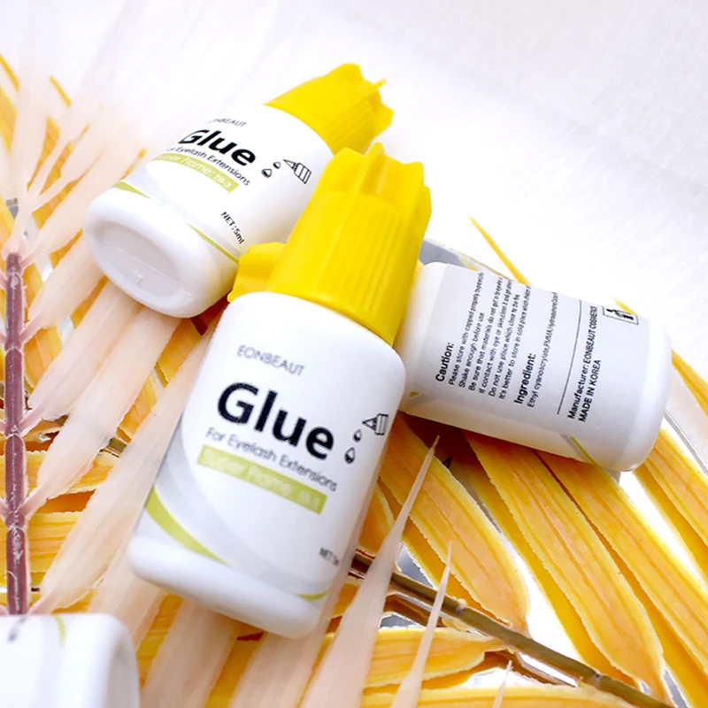 IGLUE EONBEAUT EB-3 Eyelash Extensions Supplies Glue 5ml Yellow Cap Adhesive Makeup Beauty Health Tools Korea Lava Lash