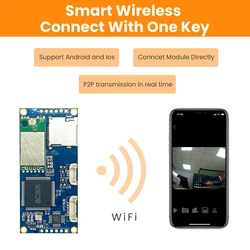 2.4G WiFi Image Transmission Modules FPV Wireless Transmission Module CVBS to WiFi,NTSC/PAL Self-adaption, LC328