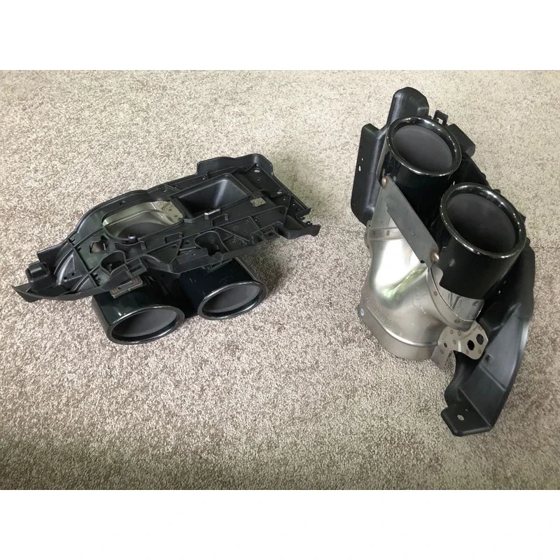 

Насадки на выхлопную трубу заднего бампера с автоматическим диффузором для E Coupe E200 E300, обновление до E53