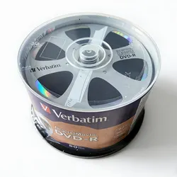 VERBATIM DIGITALMOVIE DVD-R Disc 4.7GB DATA 120MIN VEDEO 16X SPEED 50 SPINDLE PACK