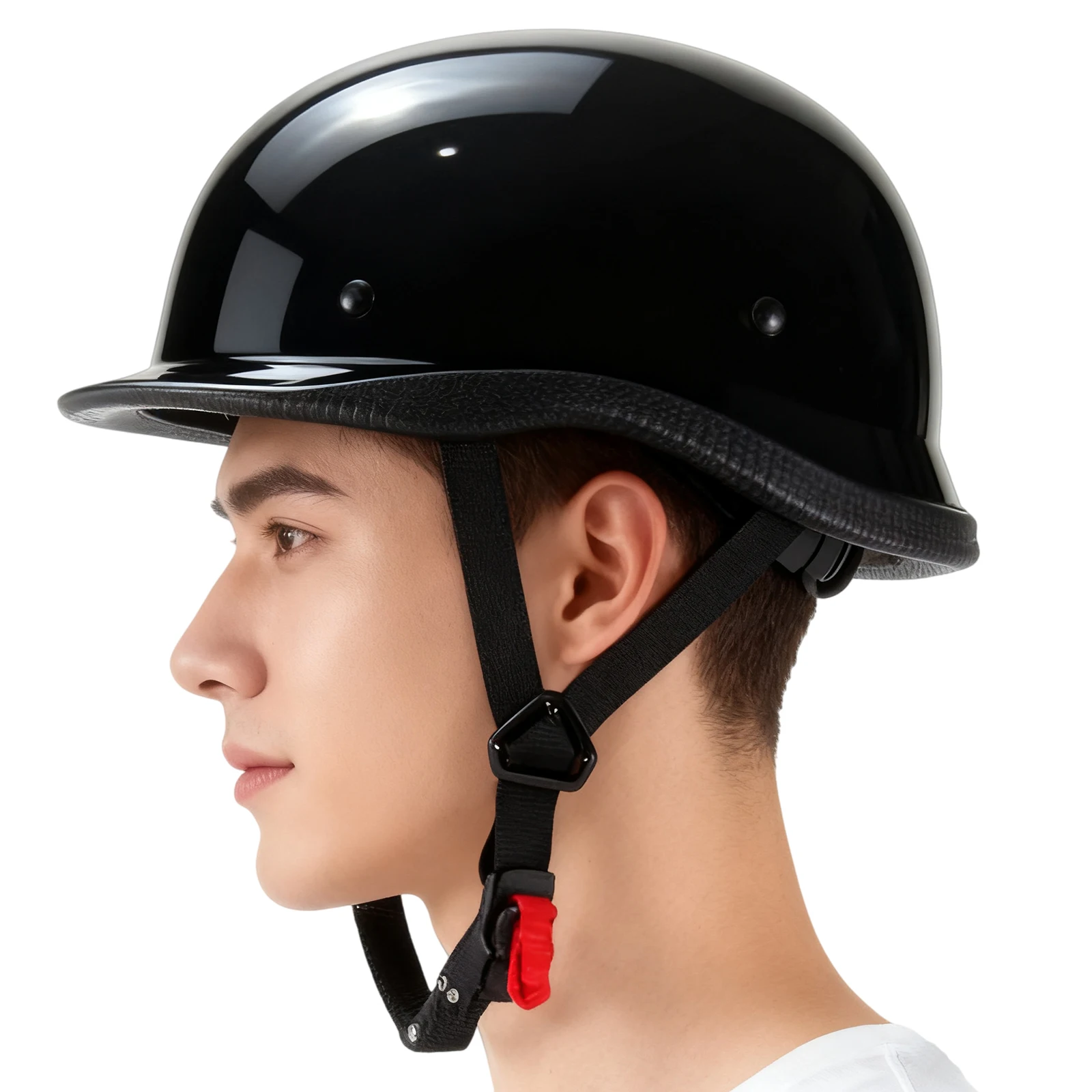 

Vintage Motorcycle Cruiser Helmet German Style Motorcycle Helmet Safety Helmet for Men Women