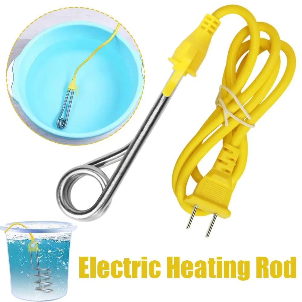Mini calentador de agua eléctrico de inmersión para baño, cocina y piscina, caldera de agua instantánea, estándar estadounidense, 600w, O3p4