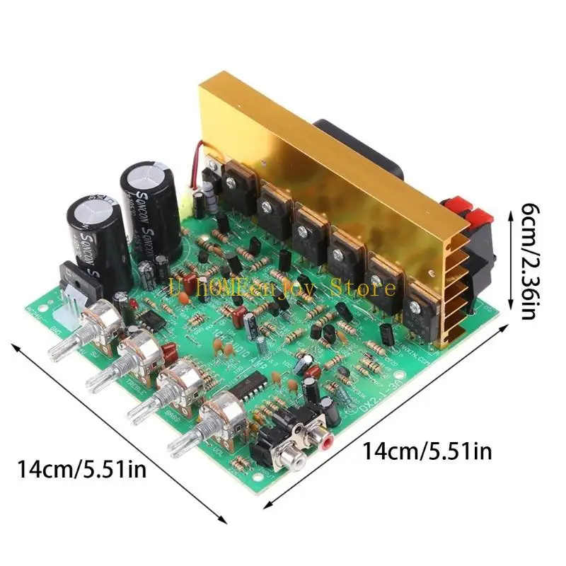 B0KF -Verstärker -Board AMP 100WX2 High Power 2.1 Channel Amplificador Speaker