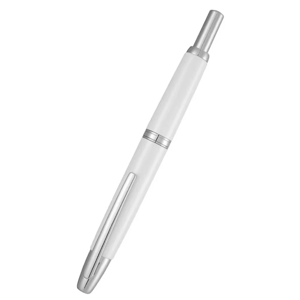 

HOT 10 Light Luxury Press Retractable Type Fountain Pen for Calligraphy Writing Signing Office Gift Pen,C