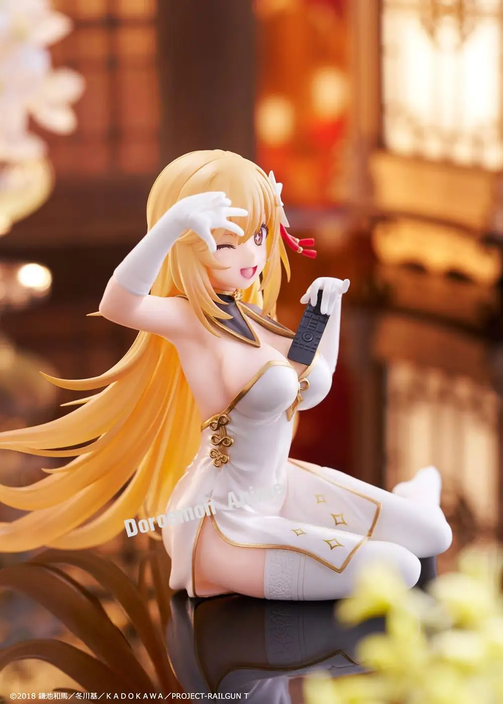 الطلب المسبق الأصلي Taito سطح المكتب لطيف معين السكك الحديدية العلمية ميساكا ميكوتو شوكوهو ميساكي فستان صيني الجمال الشكل