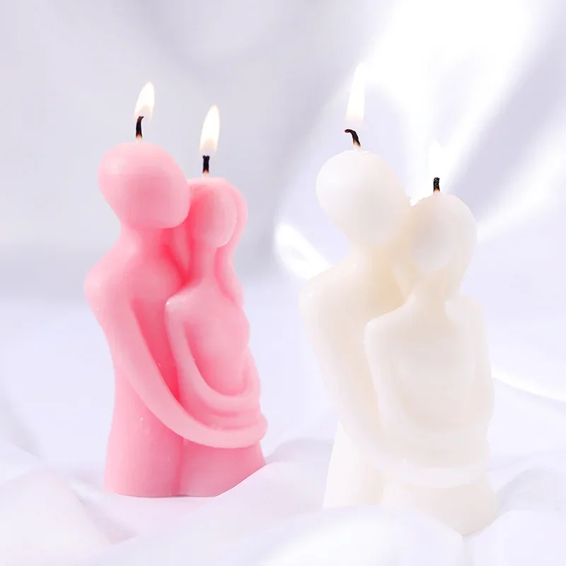 

Couple Shaped Aromatherapy Scented Candles Sculpture Shaped Candle Decoration or Nament m