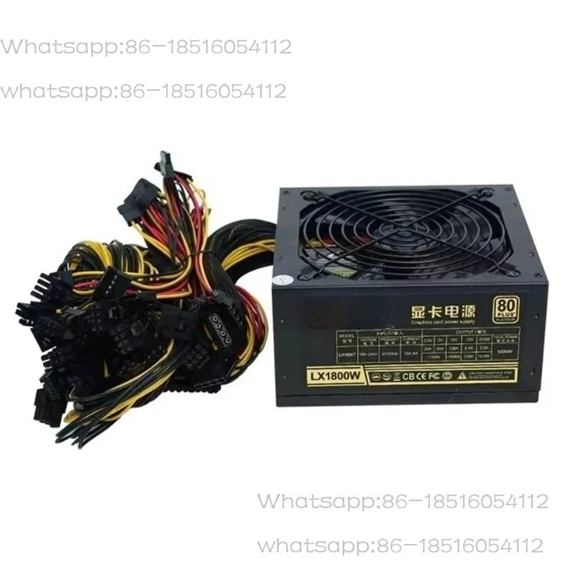 

1800W-3000W 12V 80PLUS Gold Cooler Dc To Dc Atx 24pin Atx Computer Gpu Computer Server PSU Power Supply
