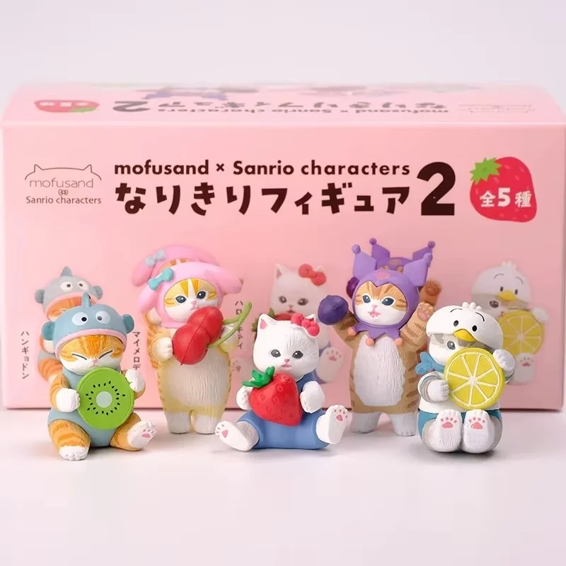 

2024 Mofusand Kitan Shrimp Cat New Generation Animal Series Blind Box Fruits Cat Surprise Kid Christmas Gifts Motherland Edition