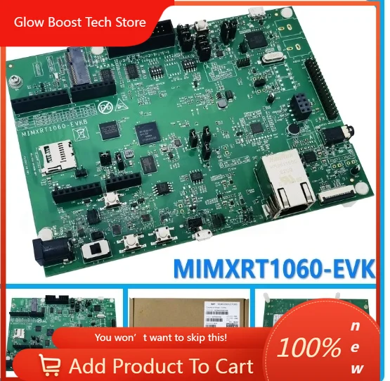 

Комплект оценочной платы NYMIMXRT1060-EVK B на базе микроконтроллера i.MX RT1060 для трансграничной разработки, от NXP