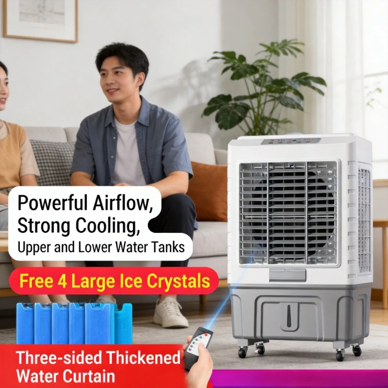 Household Commercial 220V Mini Water Cooling Fan Multifunctional Evaporative Air Cooler For Home Workshop Cooling