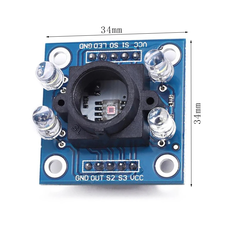 GY-31-sensor de Color, módulo de reconocimiento de color, sensor de color, GY-31TCS230, TCS230, TCS3200