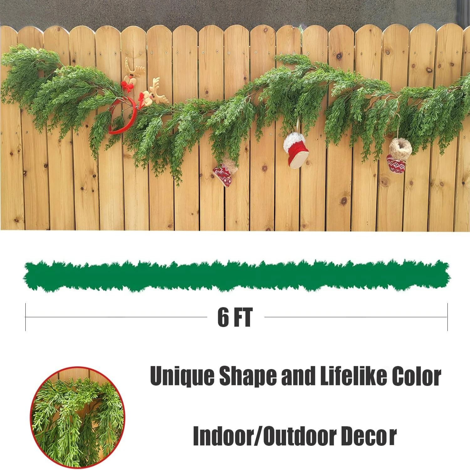 

g your mantel, staircase, or entryway. The soft, warm white glow radiates a festive ambiance that will bring joy and cheer to yo