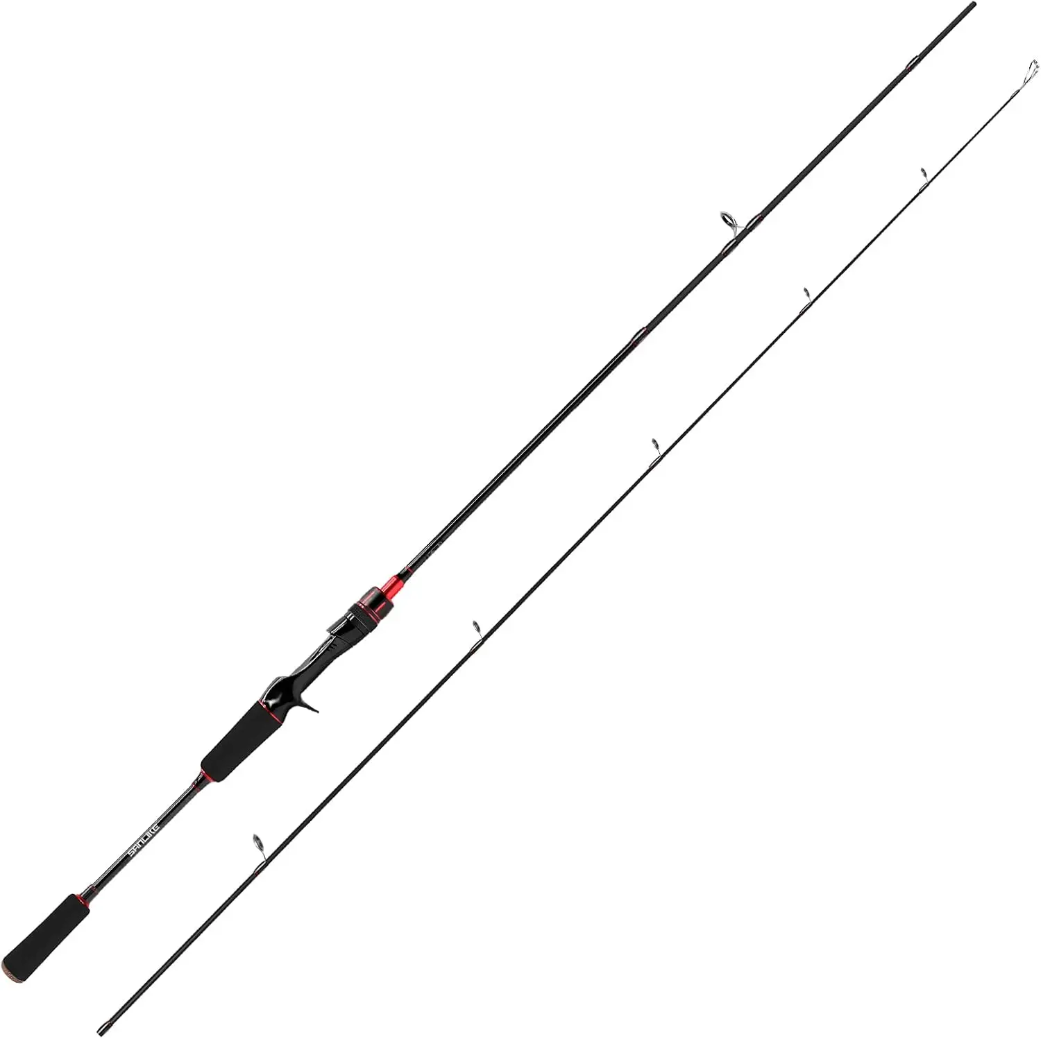 SANLIKE Egging Rod Seabass Rod Bay Lod خفيفة الكربون O دليل قضيب مسبوك مع سماعة واحدة إيفا قبضة الصيد رود المدمجة مياه البحر 1.8 متر/2.1 متر/2.4 متر #1