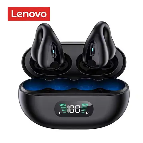 Lenovo Ambie Sound Wireless Bluetooth Earphones Bone Conduction TWS Earbuds Earcuffs Ear Earring Auriculares Sport Headset