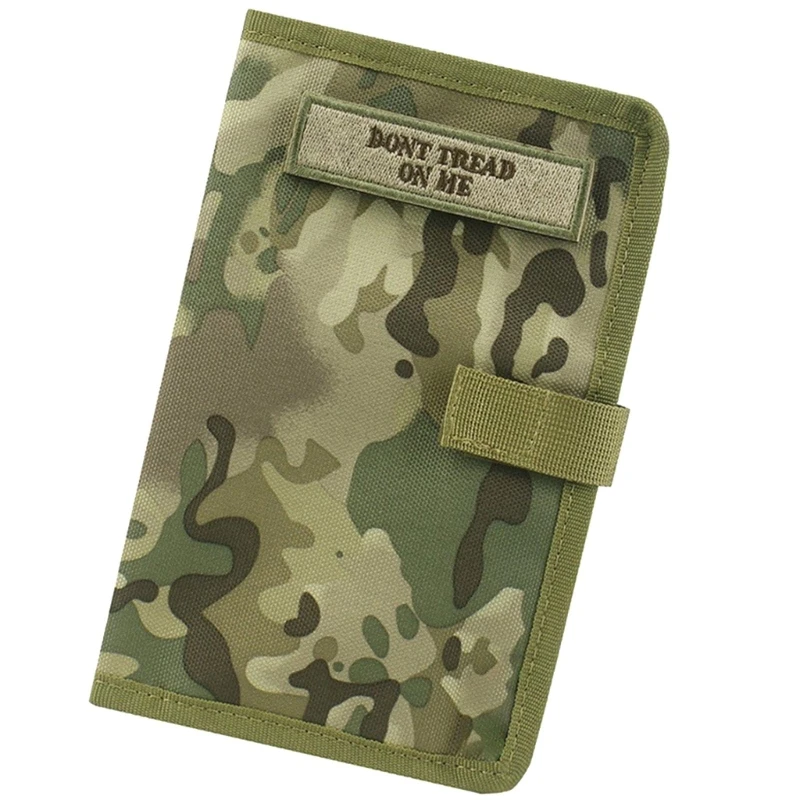 Waterproof Outdoor Tactical Notebook Cover Case, diário Capa, Log Book Organizadores, Camping Equipamento