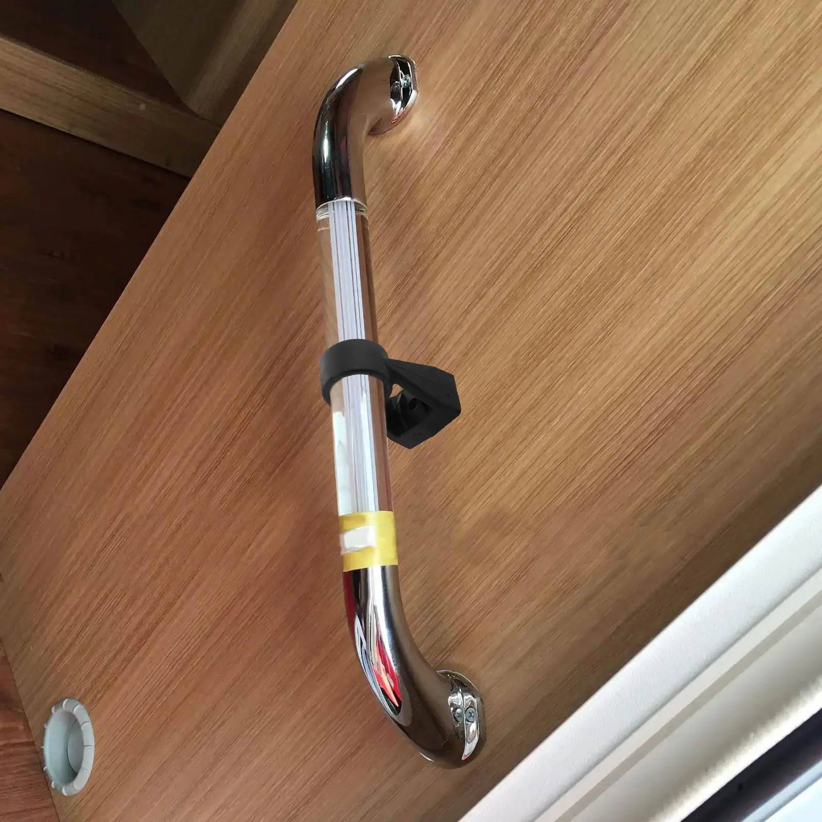 

Rv Entry Assist Handle Bar Replacement Black Heavy-Duty Sturdy Grab Handle for Motor Trailer Boat Exterior Door