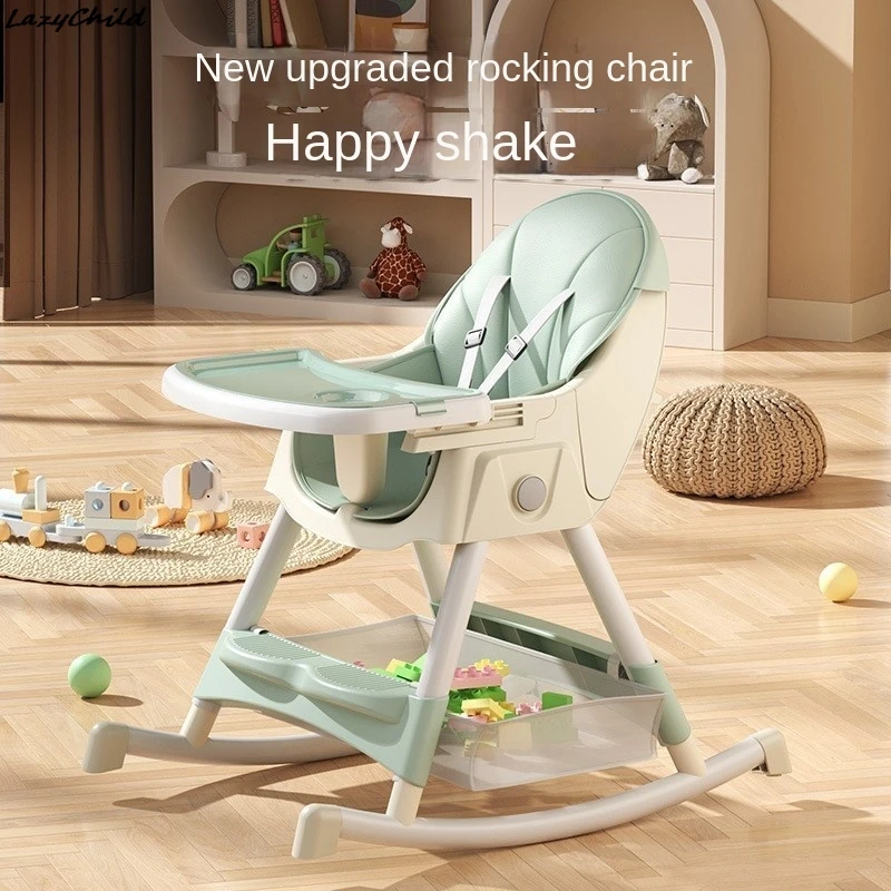 LazyChild-Silla de comedor para bebé, asiento de mesa plegable multifuncional, portátil, para el hogar