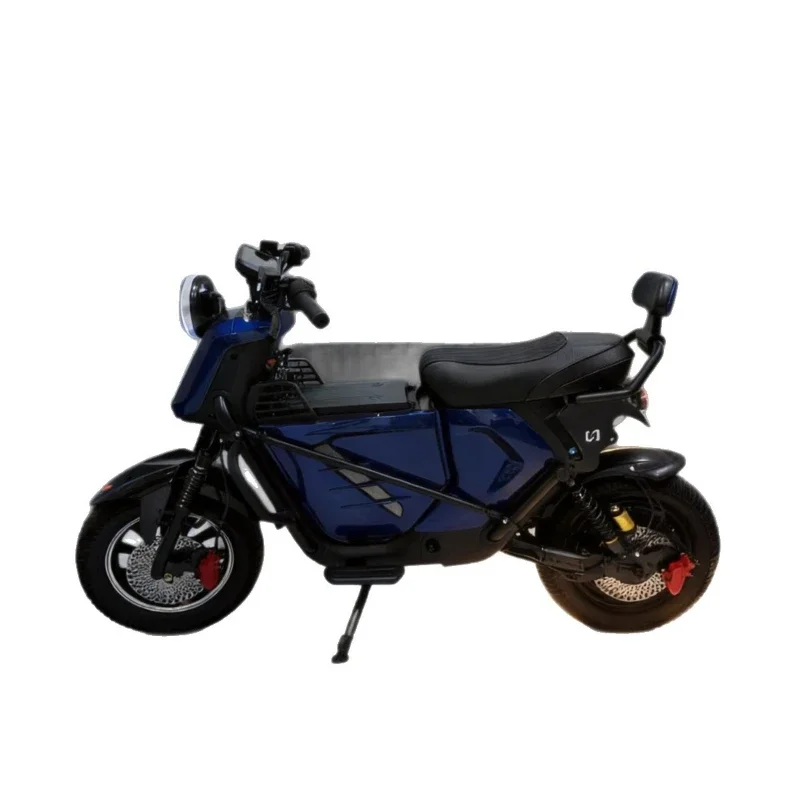 Electric motorcycle transportation Electric vehicle with headlights Two-wheel high-speed motorcycle