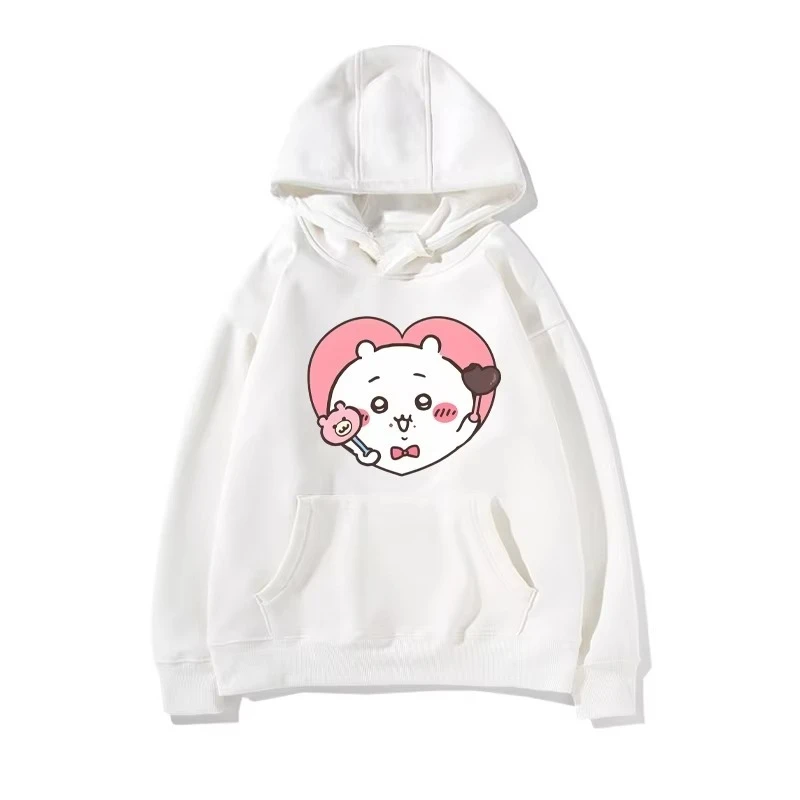Women's hooded sweater Sanrio Jiyikawa Chiikawa Usaki hooded sweater men's women's autumn and winter Japanese cute 2025 Fashion