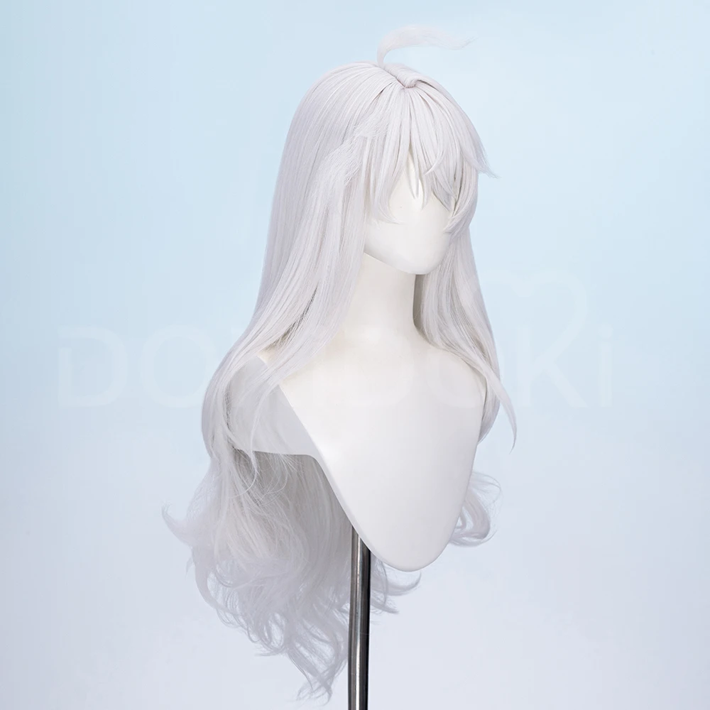 게임 Wuthering Waves Zani 코스프레 가발 베이지 화이트 긴 곱슬 머리 Montelli Family Averardo Bank Ragunna Rinascita Halloween Prop