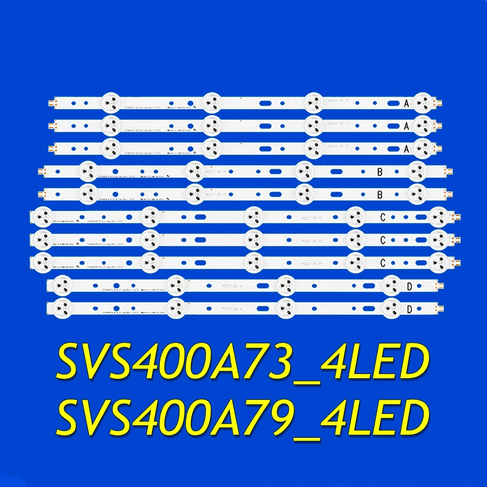 LED Backlight Strip for 40D1333B 40L1333B 40L1333V1 40L1353N 40PFL3107H/12 40PFL3107H/60 40VLE5322BG 40VLE5324BG SVS400A73_4LED