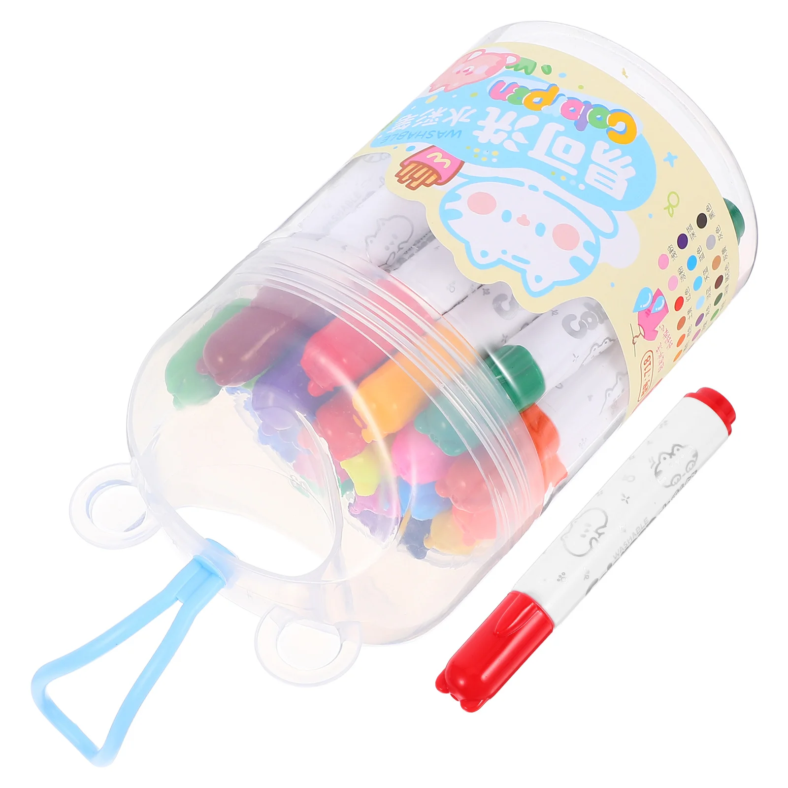 

24Pcs Washable Marker Set for Art Markers Washable Paint Pens for School Supplies Kindergarten Creative Play