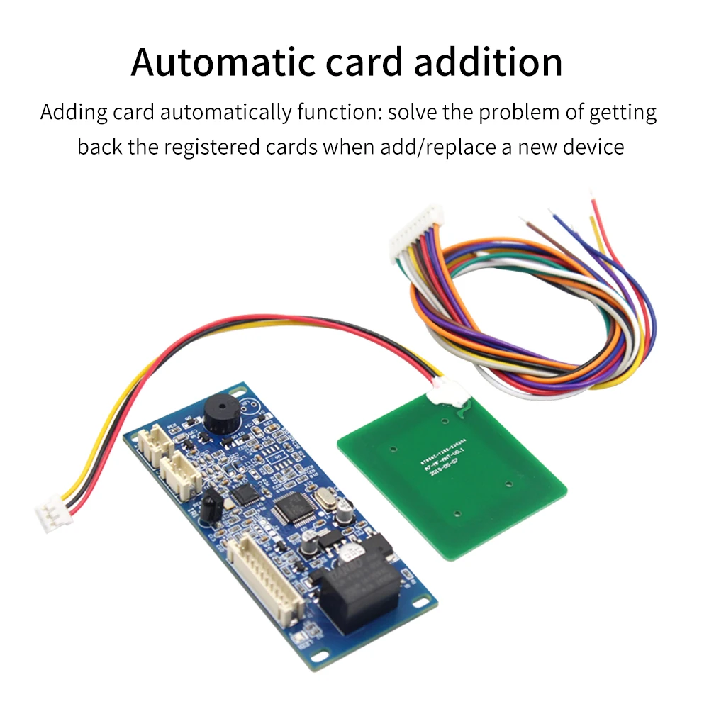 Embedded Access Controller Intercom Building Module DC 10-24V 13.56Mhz 125Khz RFID IC ID With Wg26 In out NO/NC/ COM interfaces