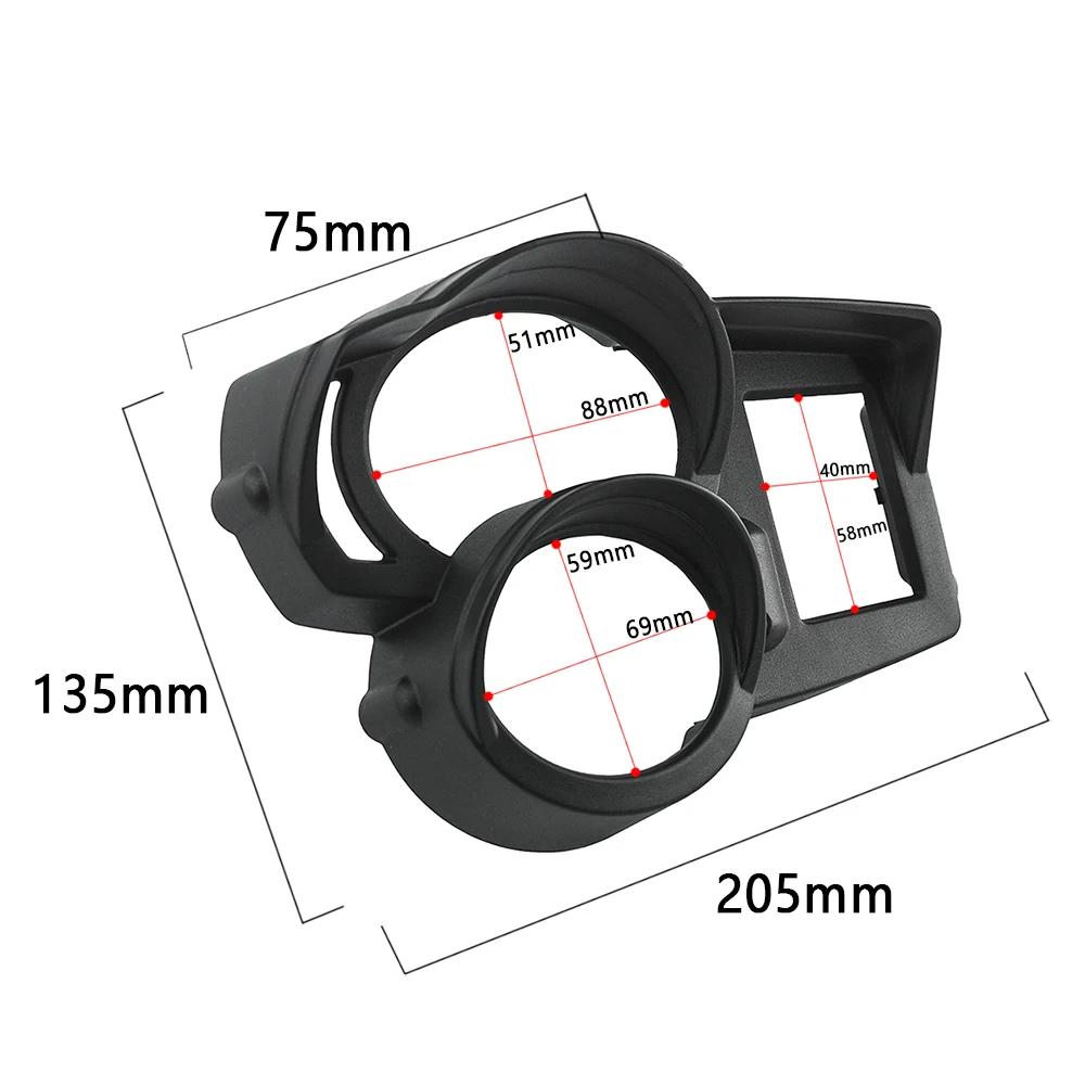 F800gs adventure moto tachometer tachometer instrument cluster sunvisor abdeckung für bmw f800st f800r f800gt r1200r f650gs f700gs