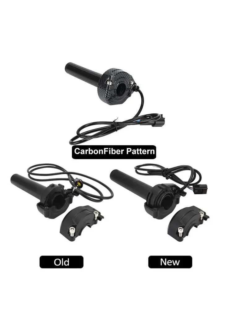 AliExpress JFGRACING Throttle Twist Turn Grip Motorcycle Accessories Carbon Fiber Pattern Grip For Sur-Ron S Surron X Electric Cross-country Bike