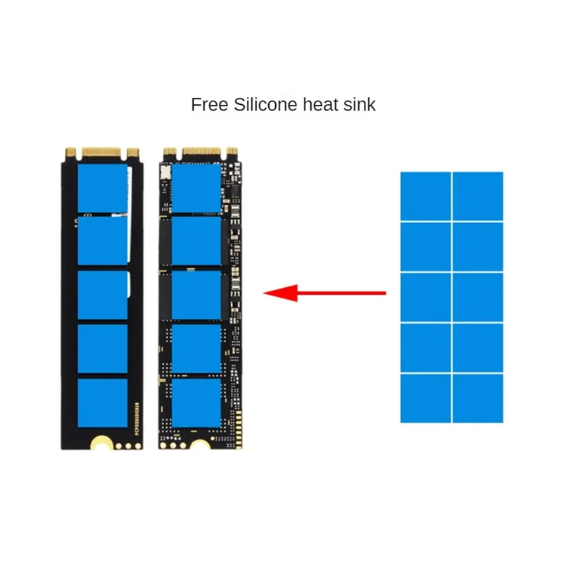 

Precisionn M.2 Nvme SSD Enclosure 20Gbps USB 3.0 Type C Pcie External Case USB3 M2 Storage Box Cover Solid State Hard Drive Disk
