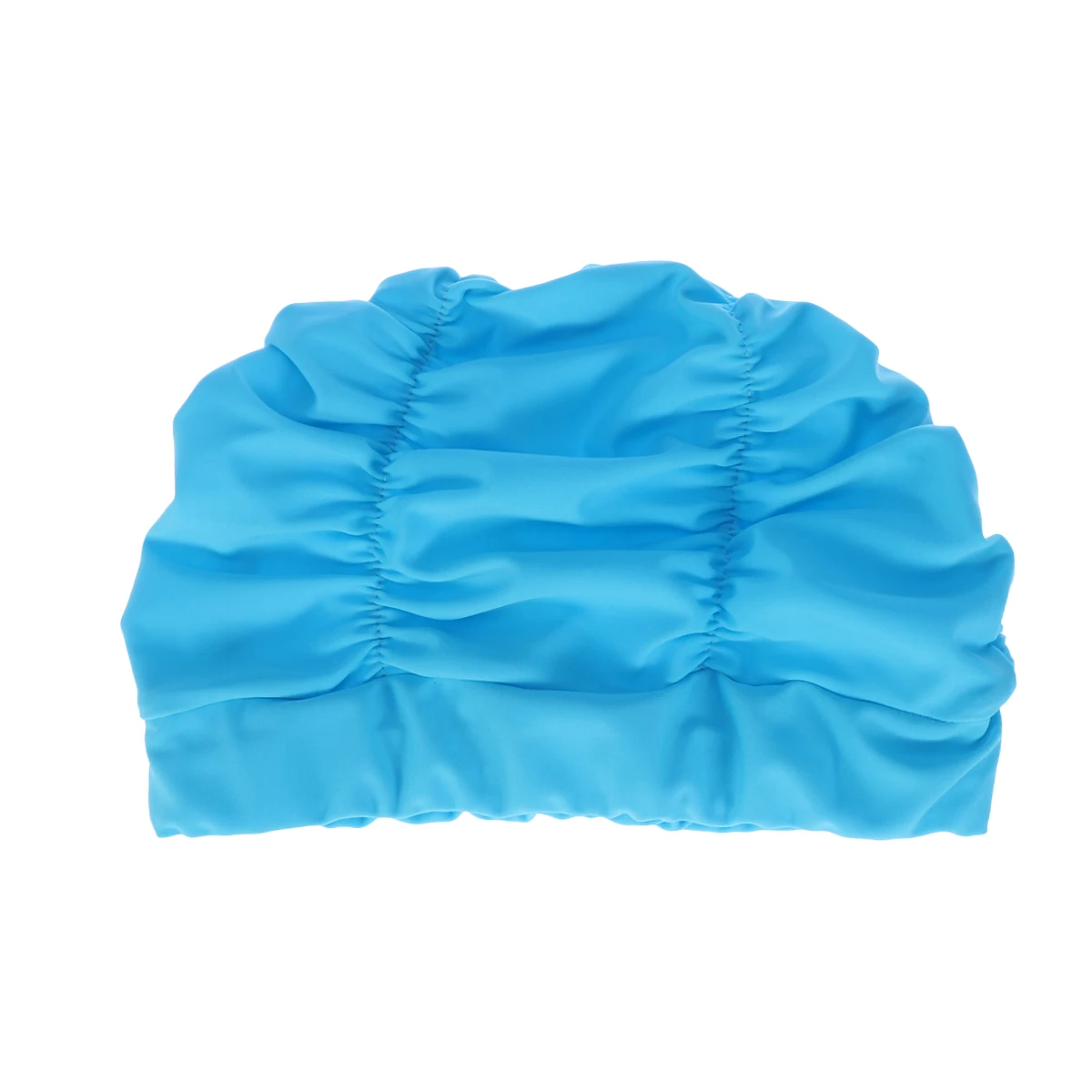 

Pleated Swim Women Eco Lightweight Hair Pleated Swim Cap Protection Adult Girls Swimming Hat Fashion Accessories