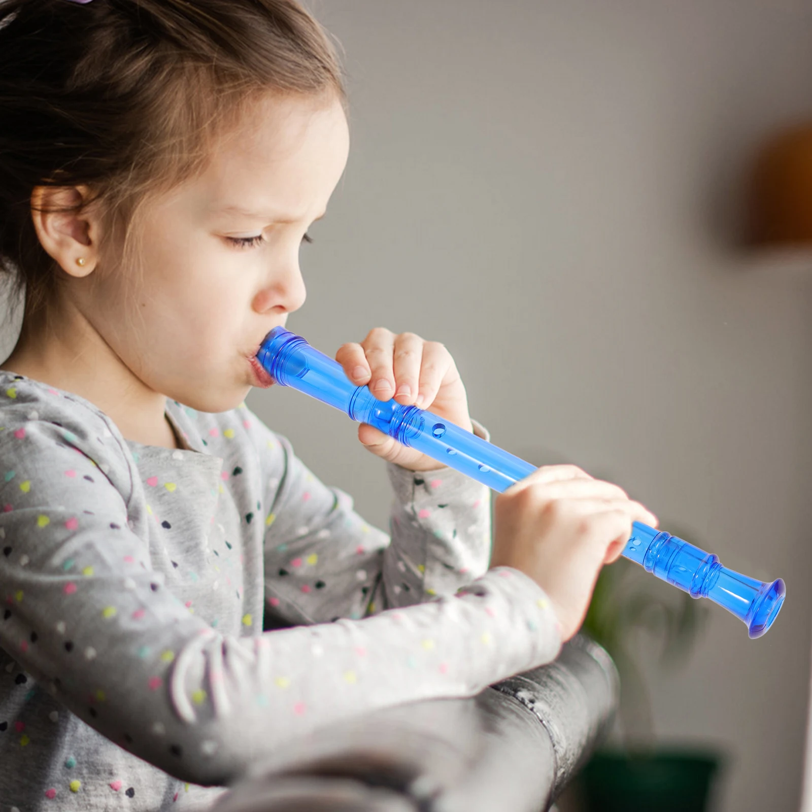 

2 Recorder Playing Flute Recording for Beginners Blue Soprano Music Child