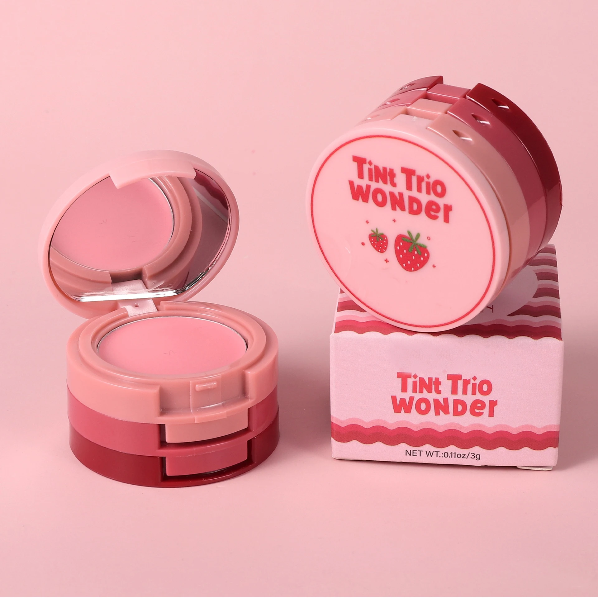 Natural Matte Face Blusher Velvety Smooth Lip Cream Cheek Blush Rouge Waterproof Makeup Makeup Blush