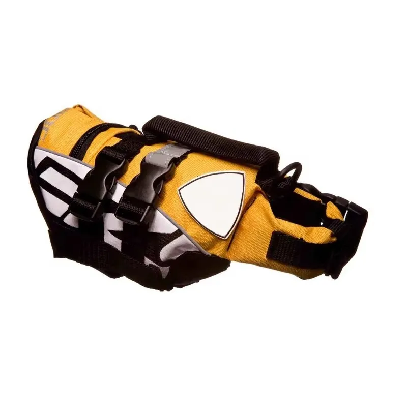 Custom Personalized Sport Reflective Nylon Polyester Small Dog Life Jacket Ergonomic Flotation Vest Swimming Drowning Prevention