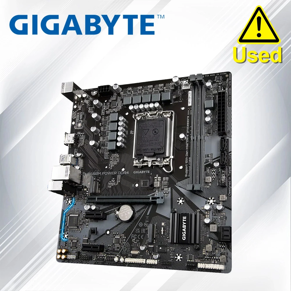 Gigabyte B660M Power DDR4 Original Desktop For Intel B660 DDR4 Motherboard LGA 1700  Mainboard