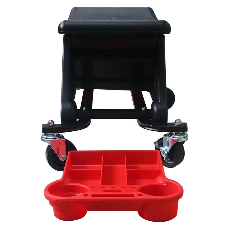 Car Multi-Function Chair Mechanic For Wax Polishing Projects Car Creeper Stool Chair Mobile Creeper Seat Car Wash Supplies