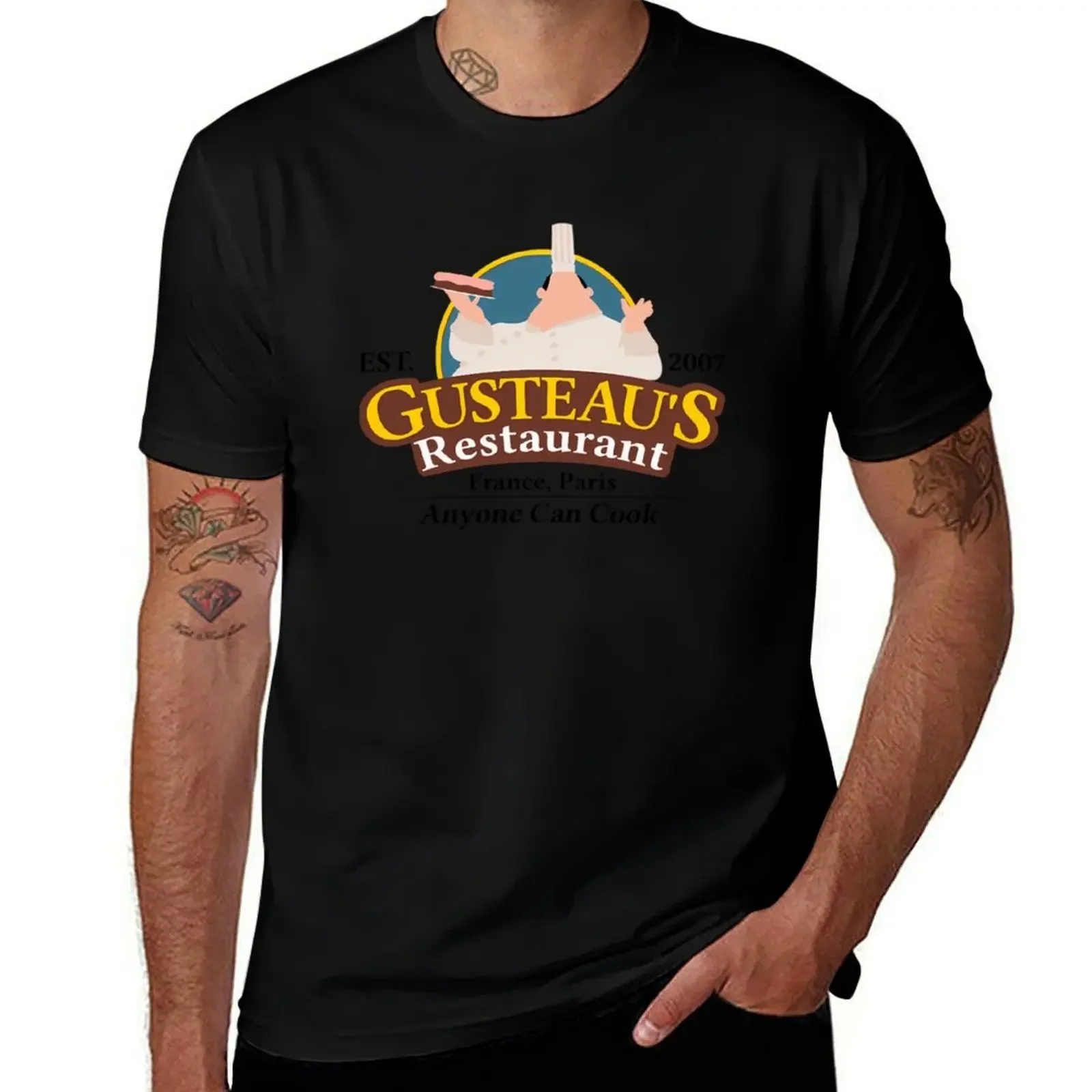 

Gusteaus Restaurant France Est. 2007 T-Shirt cute clothes new gifts and t-shirts gifts for boyfriend t shirt for men