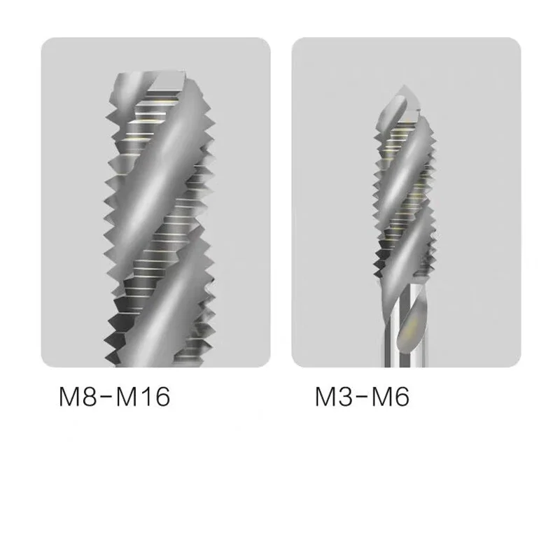 Imagem -04 - Original Yg1 Espiral Torneira Placa de Ferro Inoxidável Cobre Alumínio Torno Cnc Blind Hole Tapping T2809 m2 m3 m4 m5 m6 m8 Processamento