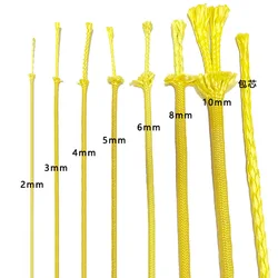 DORISEA 0.80mm-12mm Aramid Fiber Braid Kevlar Kite Line Fishing Assist Cord for Flying Camping Hiking Multifunctional Cord Rope
