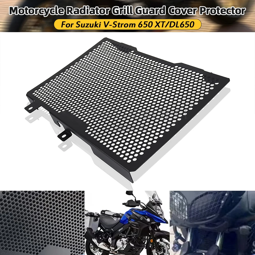 For V-STROM 650XT Vstrom 650 DL650XT DL 650 2017-2023 Motorcycle Radiator Guard Grille Cover Protector Protective Grill
